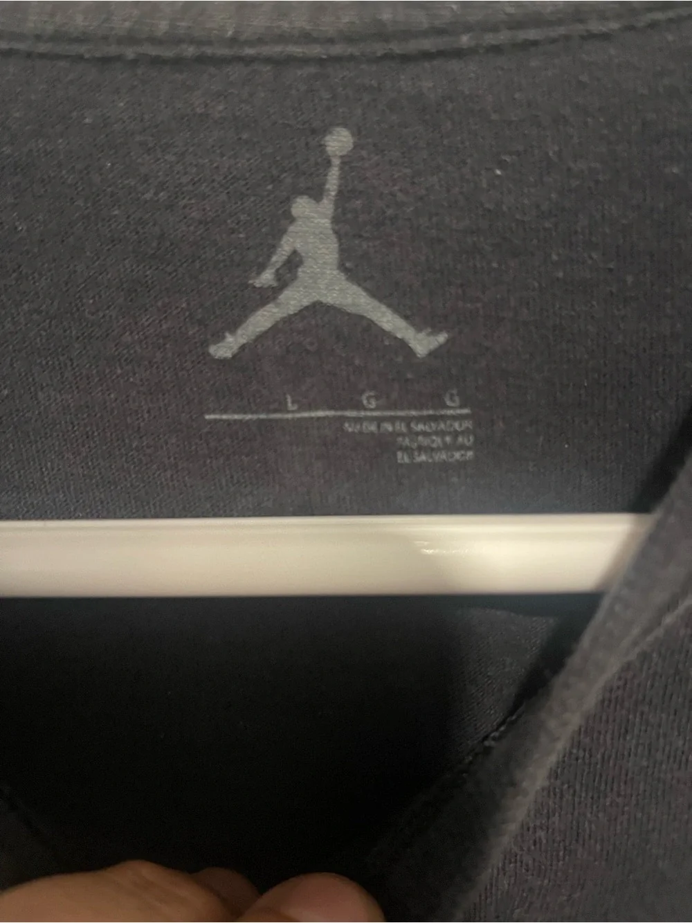 Jordan Legend Graphic Tee Men’s Large Black Michael Jordan #23 Shirt